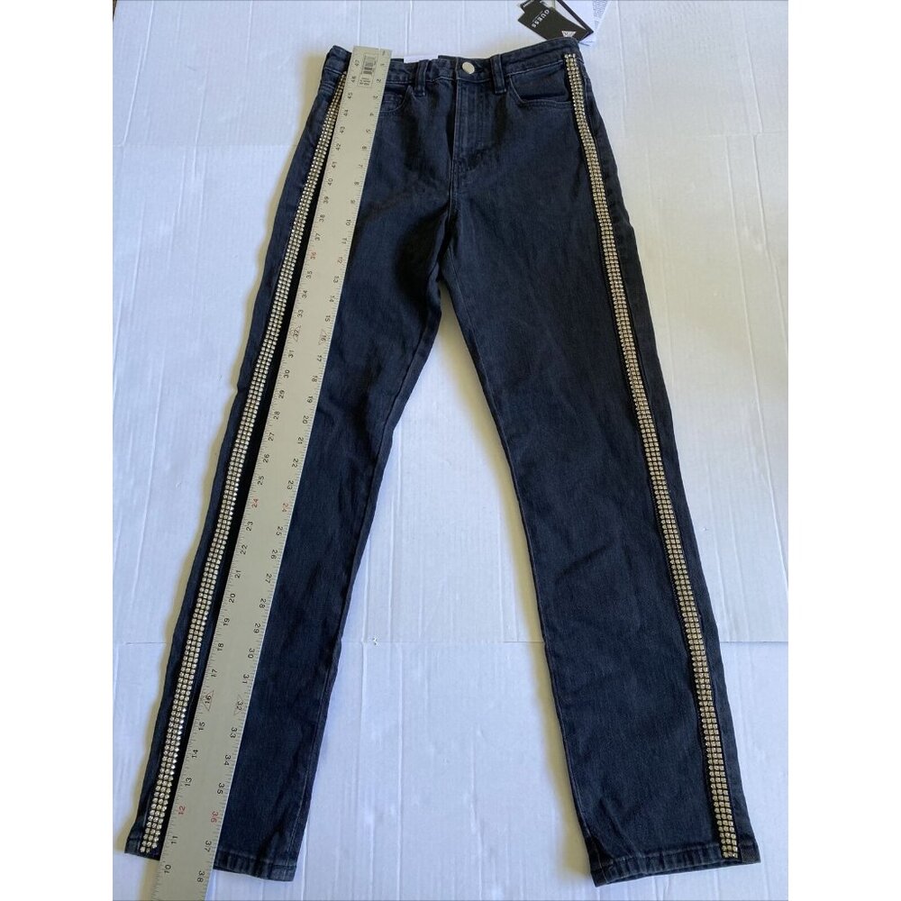 GUESS The It Girl Skinny Straight High Jeans MSRP $148 25 Waist 28 Length - Picture 2 of 8
